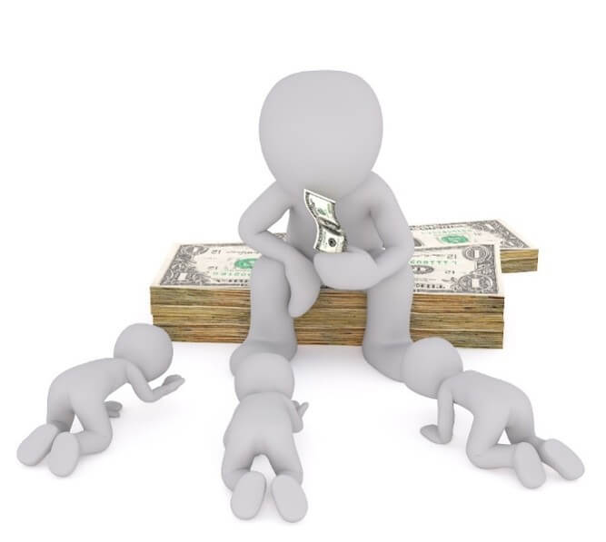 Unternehmer hält Stift, der wie eine Rakete nach oben fliegt